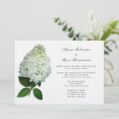 Hydrangea Hochzeitseinladungen Einladung (Stehend Vorderseite)