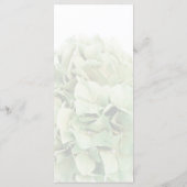 Hydrangea Hochzeitsmenü Hydrangea2 Menükarte (Rückseite)