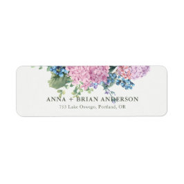 Hydrangea-Hochzeitsstiftung mit Handbemalung