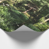 Hydrangea Holzbaume Naturfotografie Geschenkpapier (Ecke)