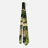 Hydrangea Holzbaume Naturfotografie Krawatte (Rückseite)