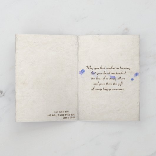 Hydrangea in alten Flaschen Karte (Innenseite)