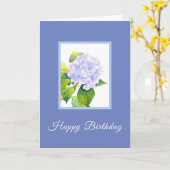 Hydrangea Karte (Gelbe Blume)