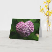 Hydrangea Karte (Gelbe Blume)