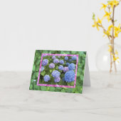 Hydrangea! Karte (Gelbe Blume)