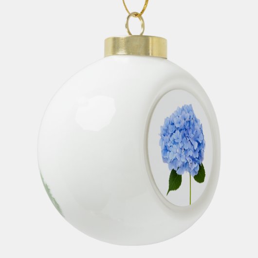 Hydrangea Keramik Kugel-Ornament (Links)