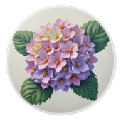 Hydrangea Keramikknauf (Vorderseite)