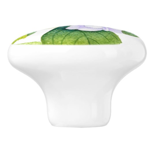 Hydrangea Keramikknauf (Seitenansicht)