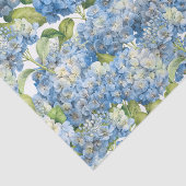 Hydrangea-klassisches blaues mit Blumenmuster Seidenpapier (Ausschnitt)