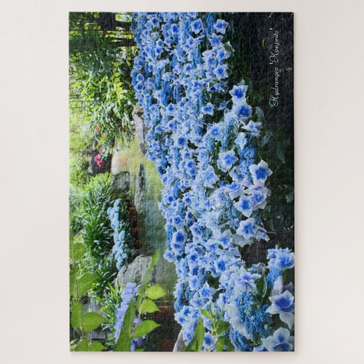 Hydrangea "Konpeito" [Jigsaw puzzle: 1014P] Puzzle (Vertikal)