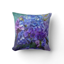 Hydrangea-Kunst-Designer-Kissen