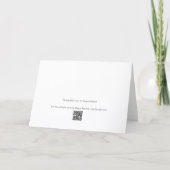 Hydrangea Leaves Close-Up Blank Note Card Dankeskarte (Rückseite)