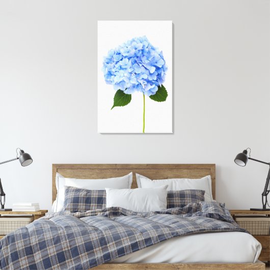 Hydrangea Leinwanddruck (Insitu (Schlafzimmer))