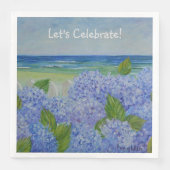 Hydrangea Let's Celebrate Serviette (Vorderseite)