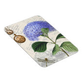 Hydrangea Libellen Collage Flexibler Magnet (Rechte Seite)
