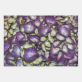 Hydrangea Lila Botanical Floral Fotografie Geschenkpapier Set (Vorderseite 2)