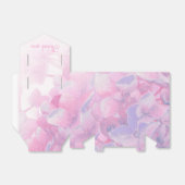 Hydrangea lila rosa Gastgeschenk Hochzeit Geschenkschachtel (Ungefaltet)