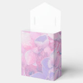 Hydrangea lila rosa Gastgeschenk Hochzeit Geschenkschachtel (Geöffnet)