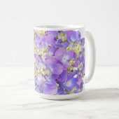 Hydrangea - Lila - Tasse (VorderseiteRechts)
