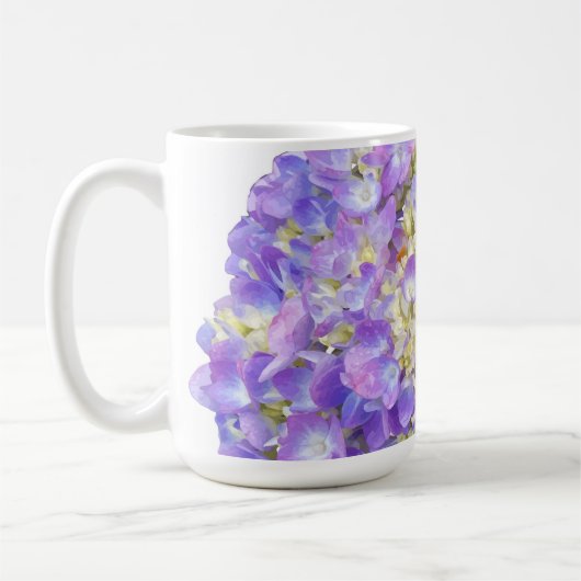 Hydrangea - Lila - Tasse (Links)