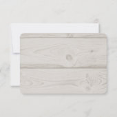 Hydrangea Lilac Floral Geometric Memorial RSVP Karte (Rückseite)