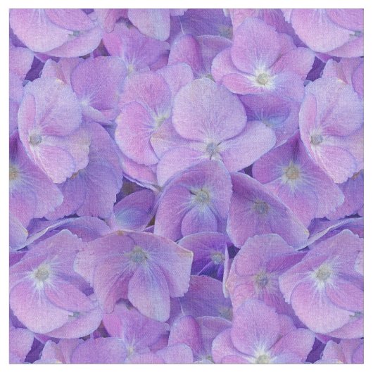 Hydrangea Lilac Stoff (Nahaufnahme)