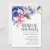 Hydrangea | Lilies Floral | BRAUTPARTY Einladung (Vorderseite)