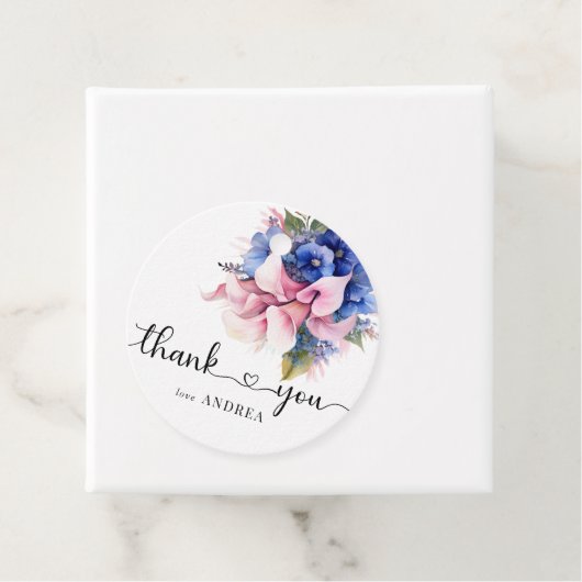 Hydrangea | Lilies Floral Geschenkanhänger (Beispiel)