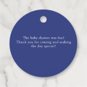 Hydrangea | Lilies Floral Geschenkanhänger (Rückseite)