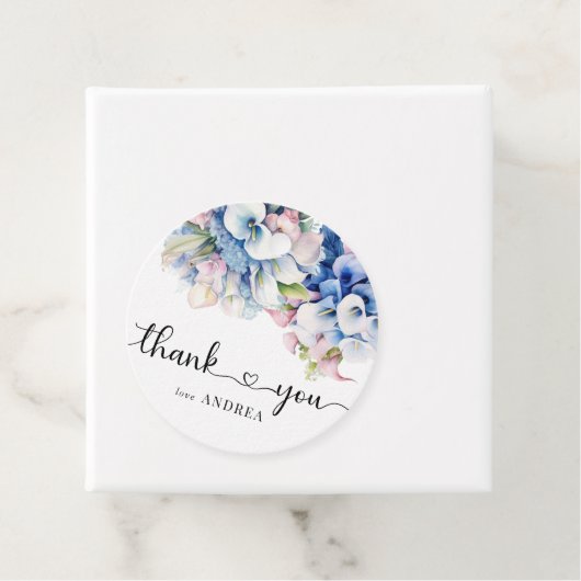 Hydrangea | Lilies Floral Geschenkanhänger (Beispiel)