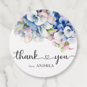 Hydrangea | Lilies Floral Geschenkanhänger (Vorderseite)