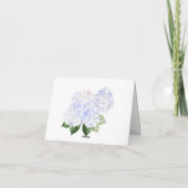 Hydrangea Macrophylla-Blume Karte (Rückseite)