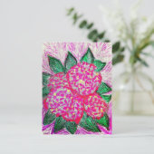 Hydrangea macrophylla postkarte (Stehend Vorderseite)