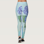 Hydrangea Malerei Leggings (Rückseite)