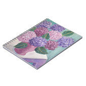 Hydrangea-Malerei Notizblock (Linke Seite)