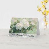 *~* Hydrangea Malerei TV2 Beileid Liebe Light Karte (Gelbe Blume)