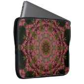 Hydrangea Mandala Mauve Laptopschutzhülle (Vorne Rechts)