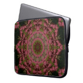 Hydrangea Mandala Mauve Laptopschutzhülle (Vorderseite Links)