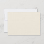 Hydrangea & Mason Jar Wedding RSVP Karte (Rückseite)