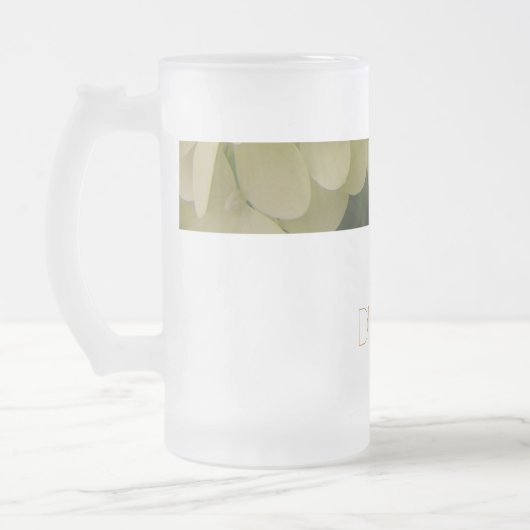 Hydrangea Mattglas Bierglas (Links)