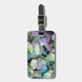 HYDRANGEA-Mehrfarbenblumenblätter --- Gepäckanhänger (Vorderseite vertikal)