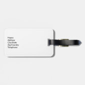 HYDRANGEA-Mehrfarbenblumenblätter --- Gepäckanhänger (Rückseite horizontal)