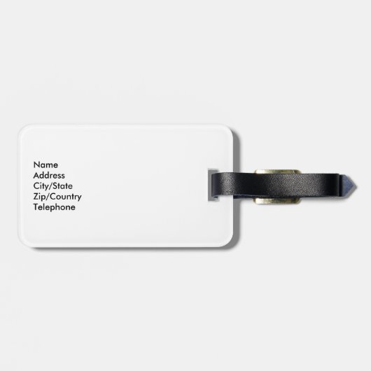 HYDRANGEA-Mehrfarbenblumenblätter --- Gepäckanhänger (Rückseite horizontal)