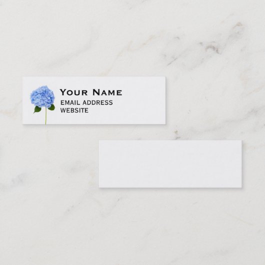 Hydrangea Mini Visitenkarte (Vorne/Hinten)