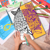 Hydrangea mit druckbarer Schmetterlingsfarbe Poster