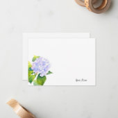 Hydrangea Mitteilungskarte (Vorderseite/Rückseite Beispiel)