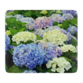 Hydrangea Mix-6x7 GLASSCHNITTSTELLE Schneidebrett (Vorderseite)