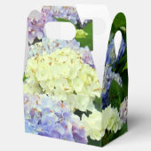 Hydrangea Mix-GASTGESCHENK BOX, Gable Style Geschenkschachtel (Geöffnet)