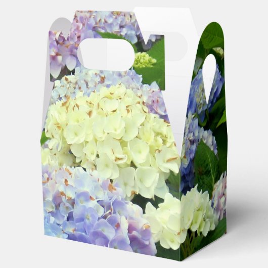 Hydrangea Mix-GASTGESCHENK BOX, Gable Style Geschenkschachtel (Geöffnet)