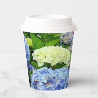 Hydrangea Mix-PAPER PARTY CUPS Pappbecher